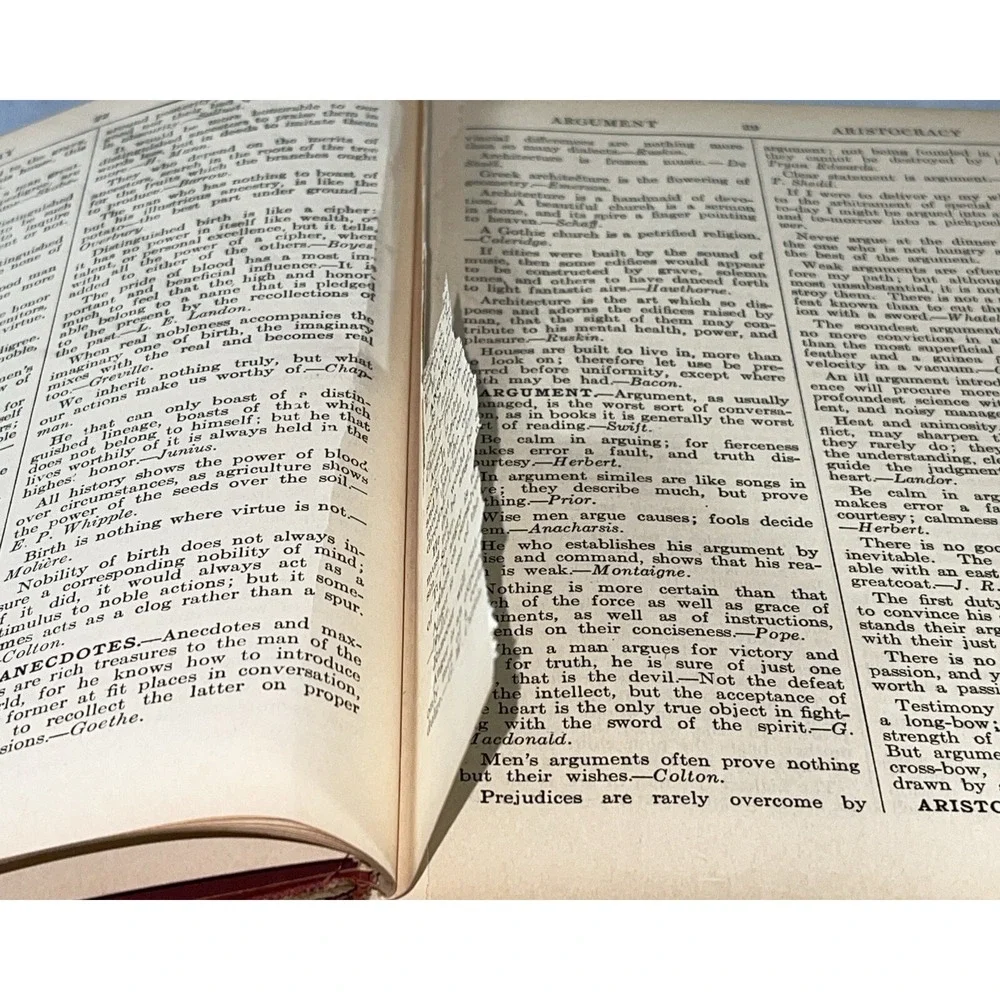 Useful Quotations‎ A Cyclopedia of Quotations by Tryon Edwards 1933 Hardcover